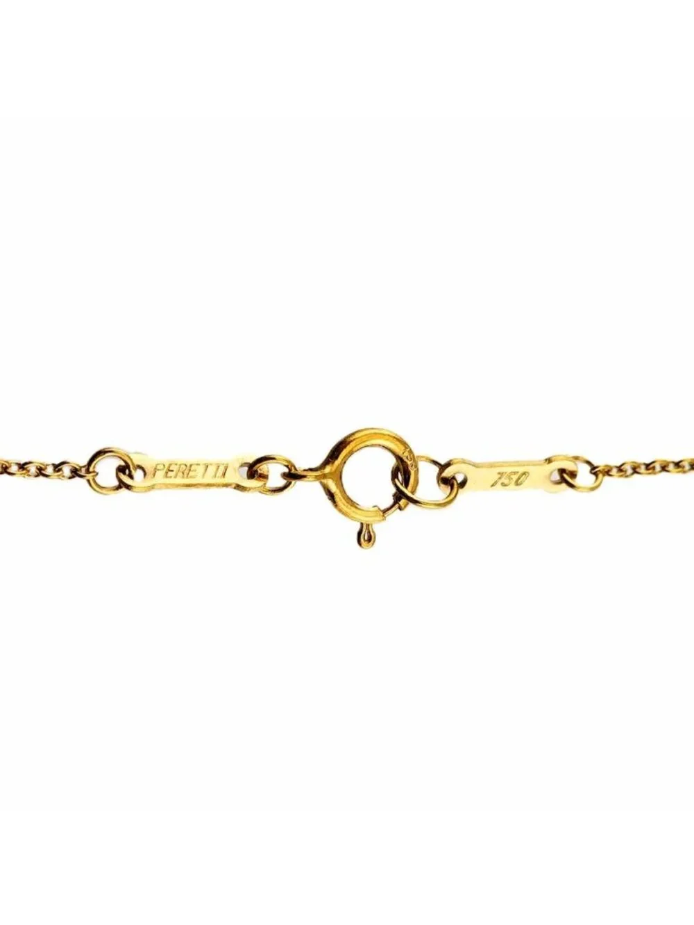 Tiffany & Co Open Heart Width 22 Necklace 41 18k YG Yellow Gold